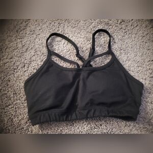 SO Black Strappy Sports Bra